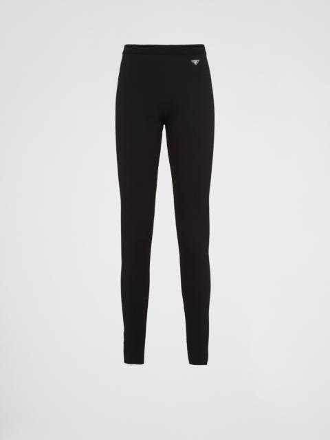 Prada Viscose and wool leggings