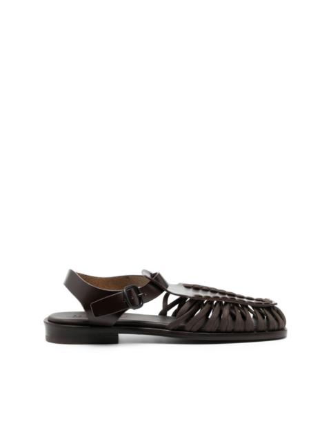 HEREU Alaro caged leather sandals