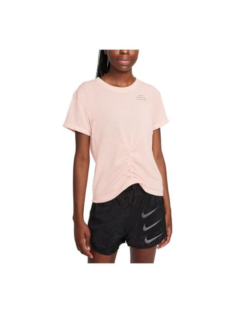 Nike (WMNS) Nike Dri-FIT Run Division T-Shirts 'Orange' DD5316-864