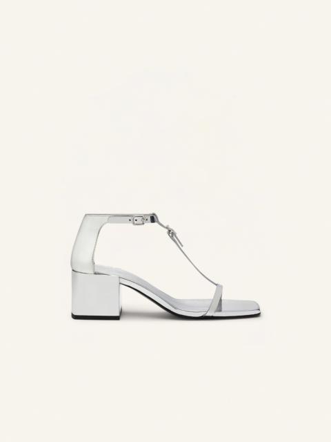 courrèges MIRROR EFFECT SANDALS