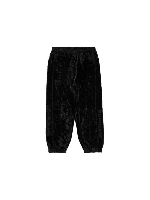 Supreme Supreme Studded Velour Track Pant Olive - FW22P41 OLIVE
