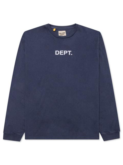 GALLERY DEPT. DEPT L/S TEE - NAVY