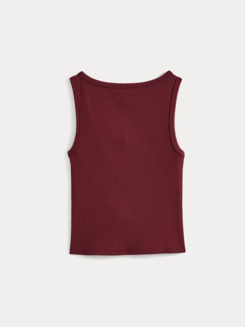 EVERLANE EFFORTLESS RIB BOATNECK TANK