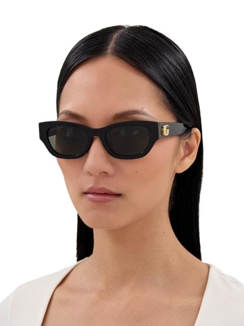 GUCCI Women's GG Extruded 53MM Cat-Eye Sunglasses - Black