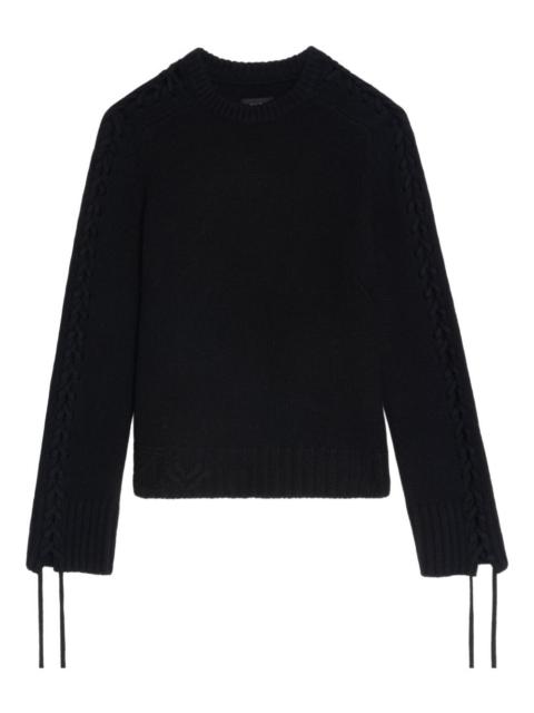 Zadig & Voltaire Malty sleeve tie sweater