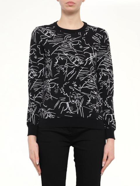 KENZO Kenzo Long Sleeve Top in Black