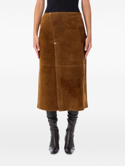 Studio Nicholson Melete wrap-style midi skirt