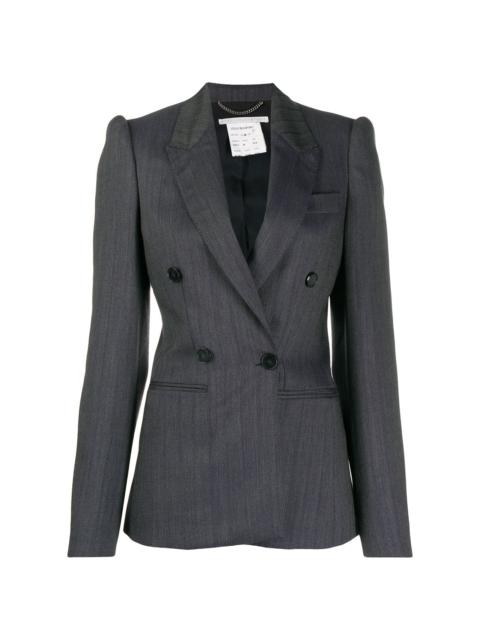 Stella McCartney double breasted striped blazer