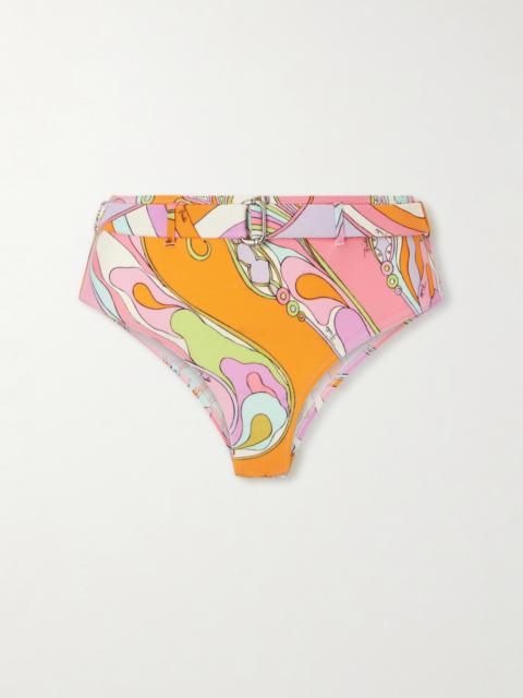 PUCCI Printed Belted Bikini Briefs
