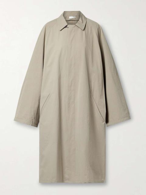 Flemming washed-cotton trench coat