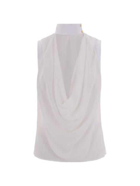 ELISABETTA FRANCHI drapped blouse
