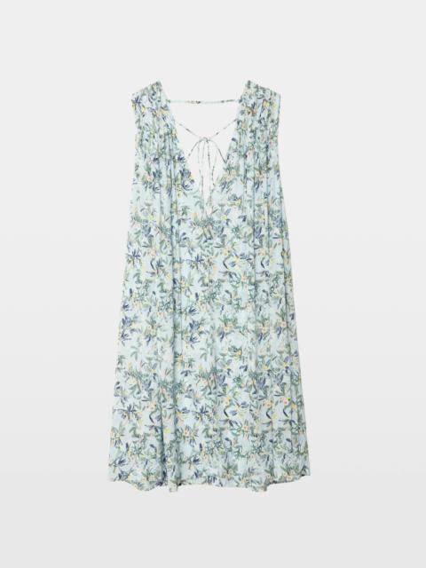 Rimatis Short Viscose Sleeveless Floral Dress