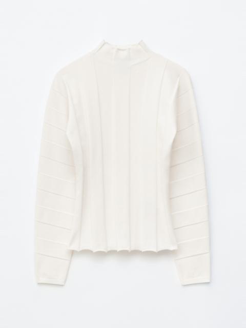 & Other Stories Ribbed Mock-Neck Top