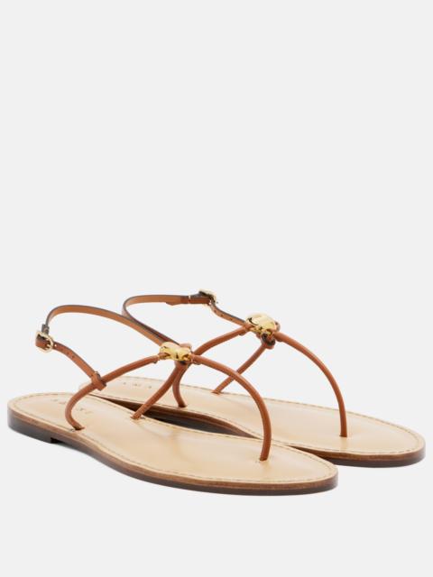 AMANU Naivasha leather thong sandals