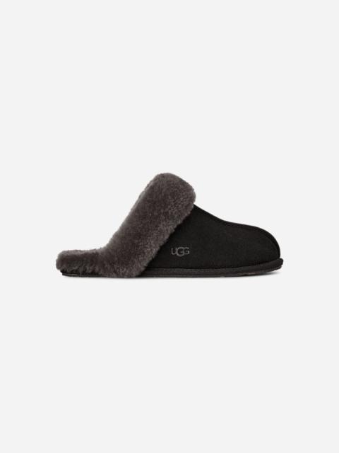 UGG ® Women's Scuffette II Suede Sheepskin Slipper in Black/Grey