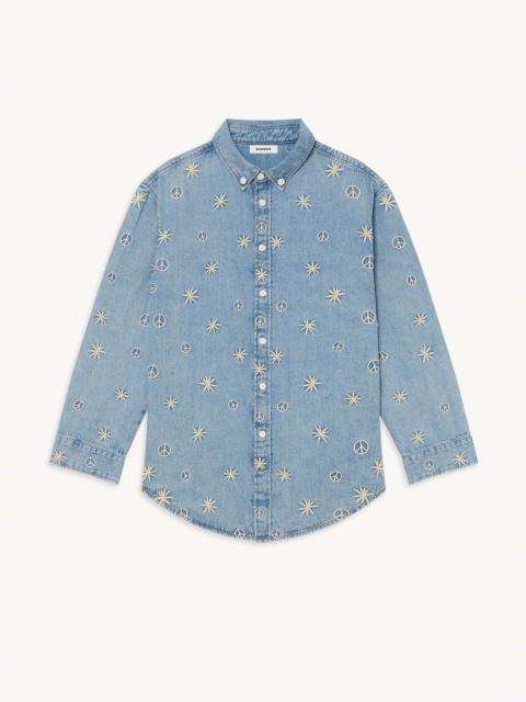 Sandro Embroidered shirt