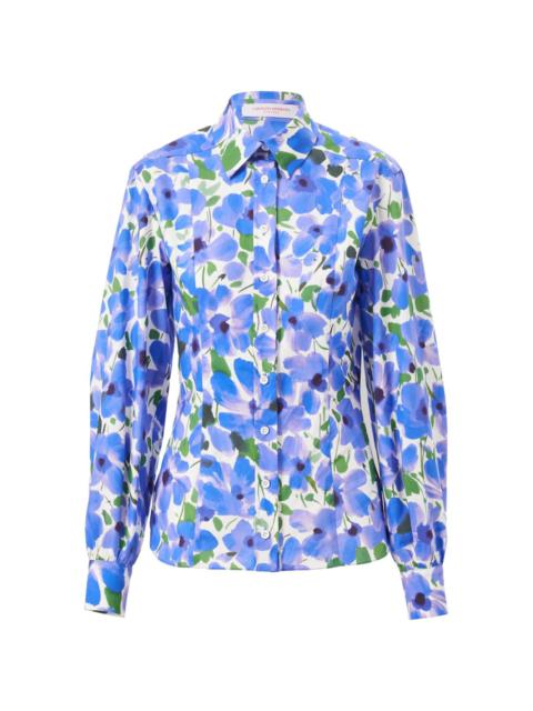 CAROLINA HERRERA floral-print blouse