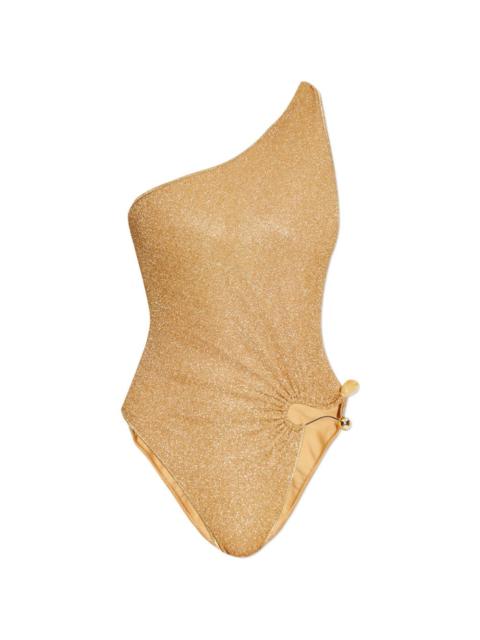 Oséree one-shoulder ring swimsuit
