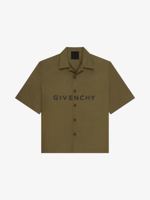 GIVENCHY BOXY FIT HAWAIIAN SHIRT IN POPLIN