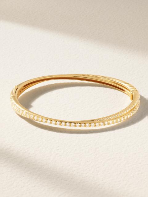 DAVID YURMAN Crossover 18-karat Gold Diamond Bracelet
