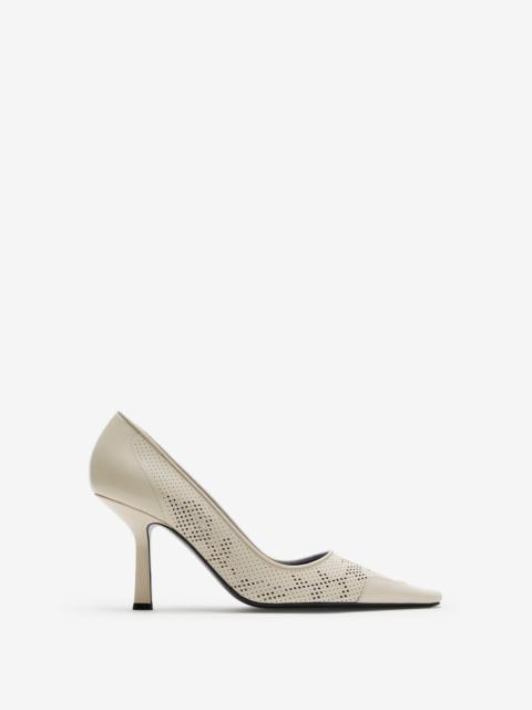 Leather Chisel Pumps​