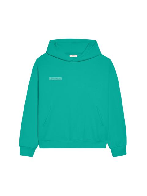 PANGAIA Mens 365 Midweight Hoodie - Malachite Green
