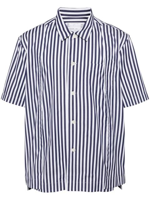 sacai cotton poplin shirt