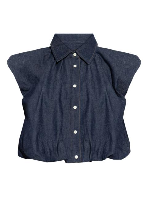 FRAME collared sleeveless shirt
