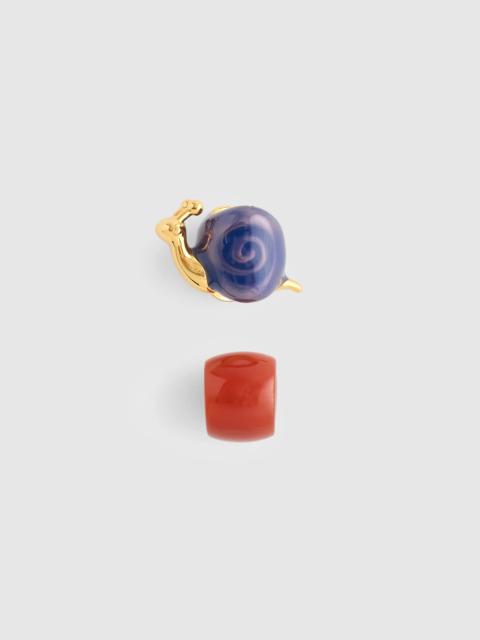 Madewell Two-Pack Snail Bead Charms