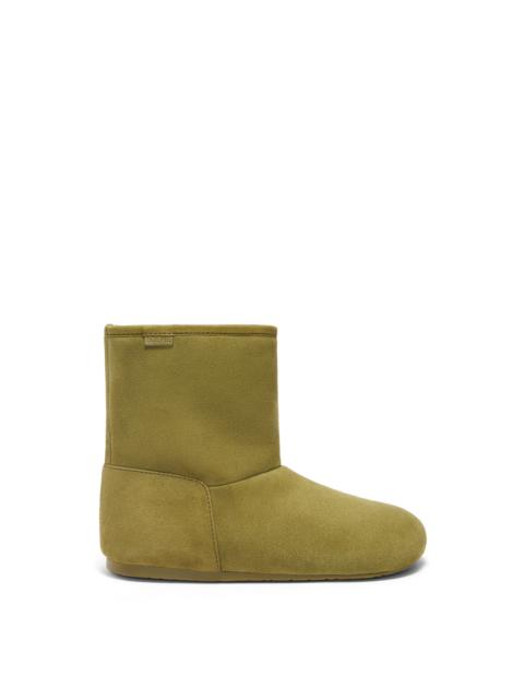 Lago boot in suede and shearling