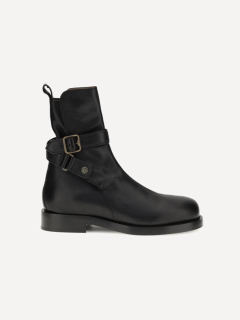 Burberry Buckle Ankle Boots