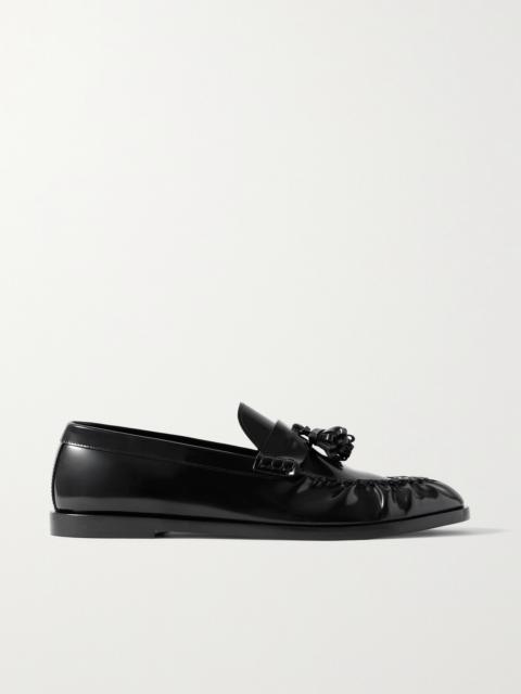 The Row Tasseled Leather Loafers