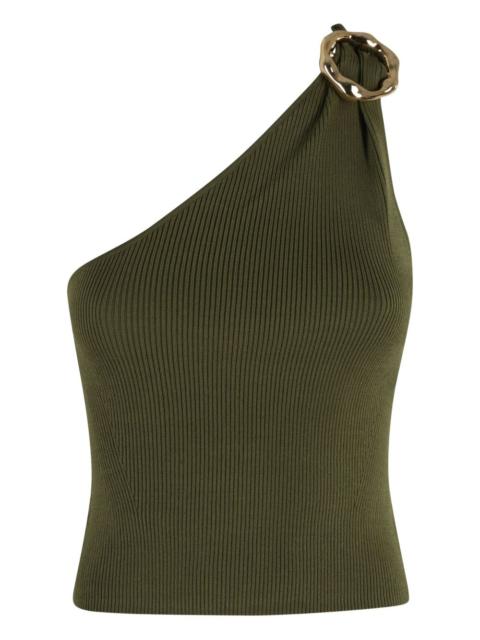 SIMKHAI one-shoulder ribbed top