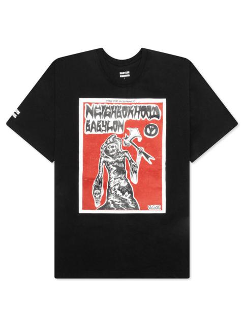 NEIGHBORHOOD X BABYLON TEE SS-4 - BLACK