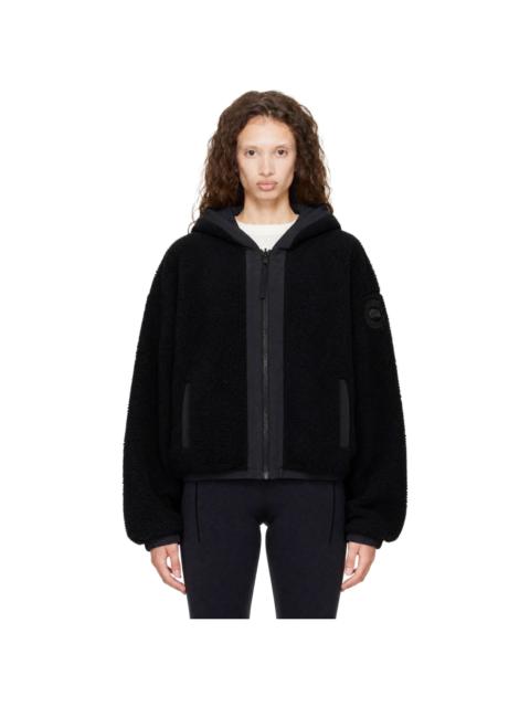 Canada Goose Black Alberni Fleece Reversible Bomber Jacket