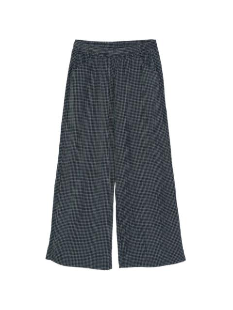 YMC pocket checked trousers