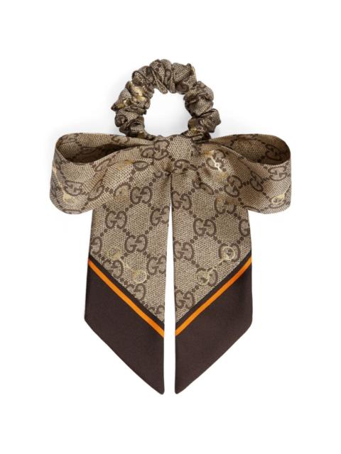 GUCCI GG silk scrunchie (set of two)