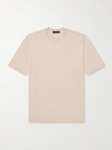 THOM SWEENEY Cashmere and Silk-Blend Knitted T-Shirt