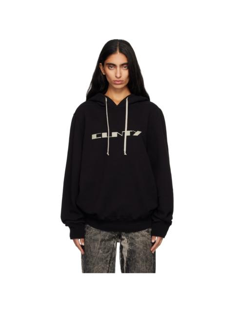 Rick Owens DRKSHDW Black Concordians Oversized Hoodie