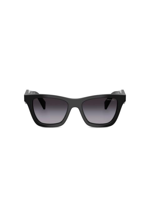 Prada square-frame logo-detail sunglasses