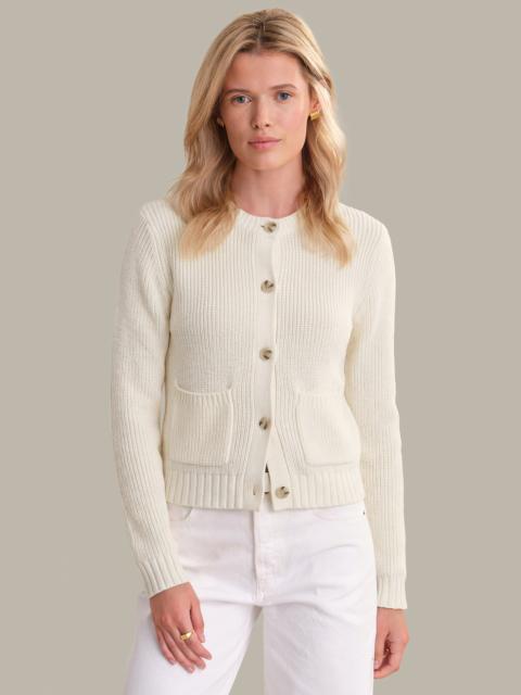 525 america Palmer: Crewneck Cotton Cardigan