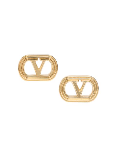 Valentino Women's Ovalette Metal Earrings - Gold