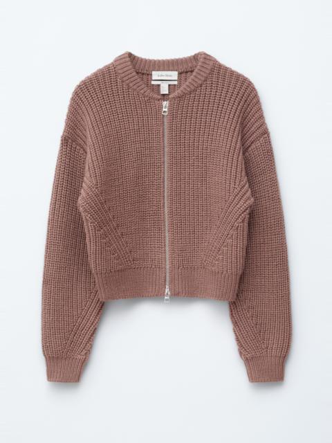 & Other Stories Knitted Wool Bomber Jacket