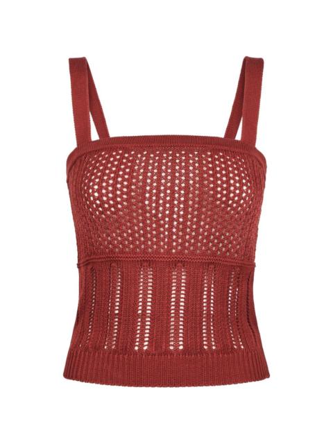 Max Mara sleeveless knitted top