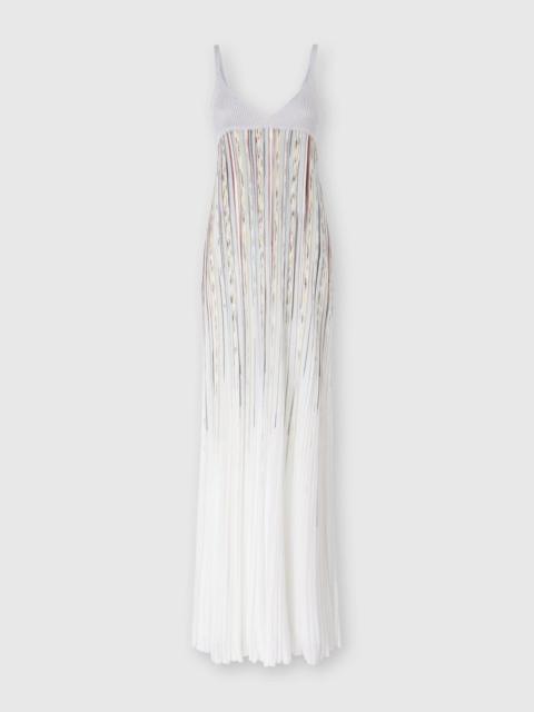 Missoni Sleeveless Flame-Effect Viscose Lamé Gown