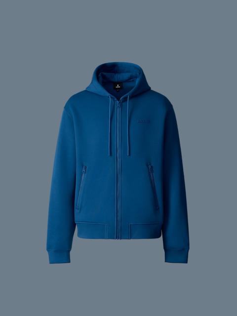 MACKAGE KRYSTOS Double-face Jersey zip-up hoodie