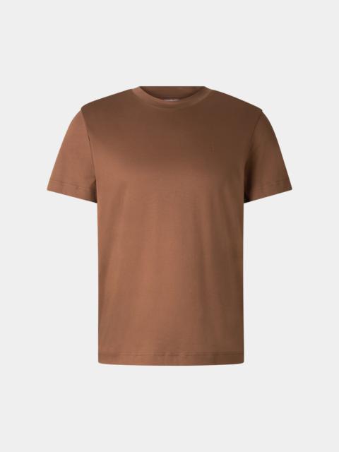 BOGNER Cotton T-shirt Ryan in Brown