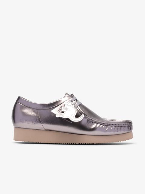 Clarks Originals Wallabee 2604 Silver Patent
