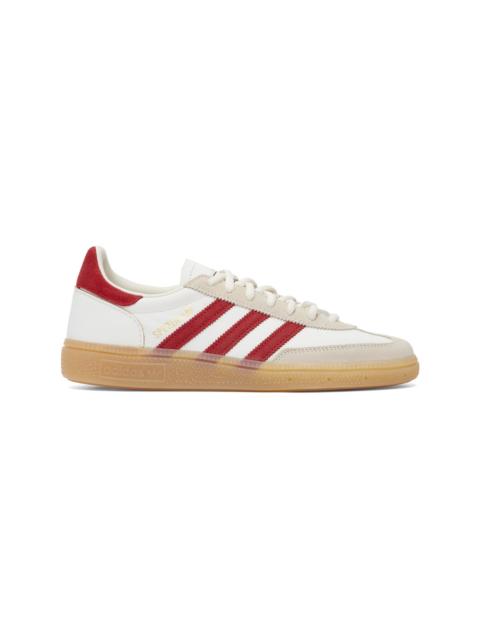 adidas Originals White & Red Handball Spezial Sneakers