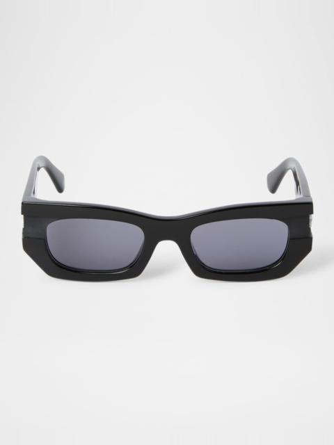 Off-White Belleville Acetate Rectangle Sunglasses